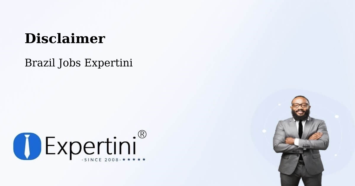 Disclaimer – Limeira - Brazil Jobs Expertini